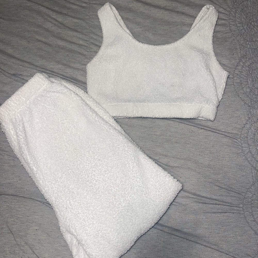 Fuzzy pajama set